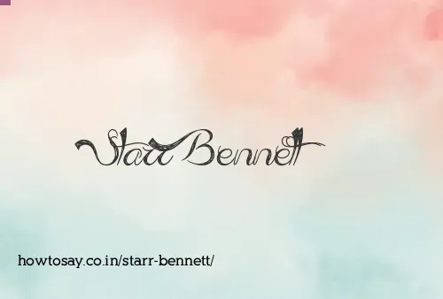 Starr Bennett
