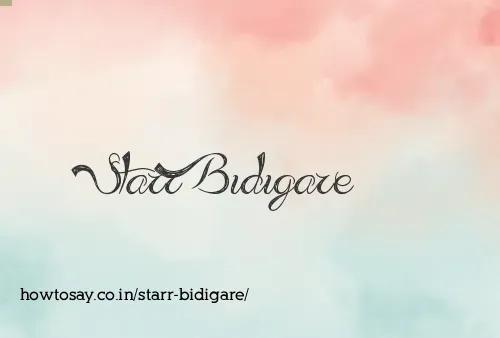 Starr Bidigare