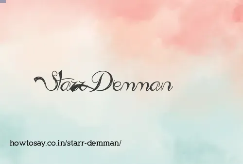 Starr Demman