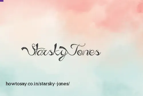 Starsky Jones