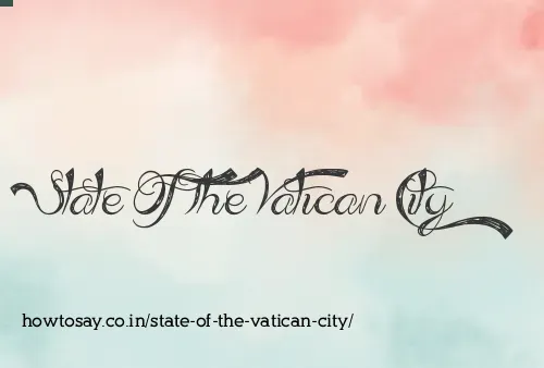 State Of The Vatican City