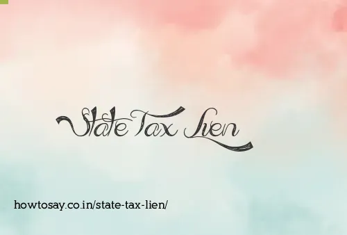 State Tax Lien