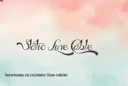 Static Line Cable
