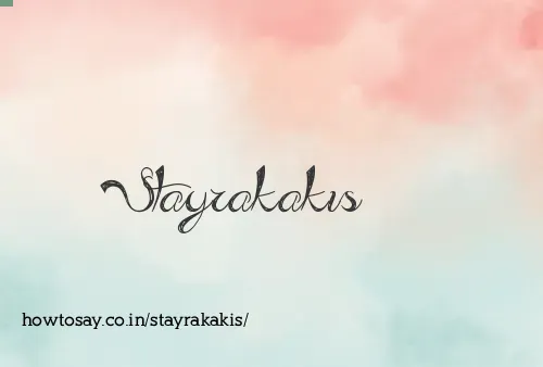 Stayrakakis