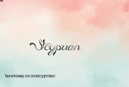 Stcyprian