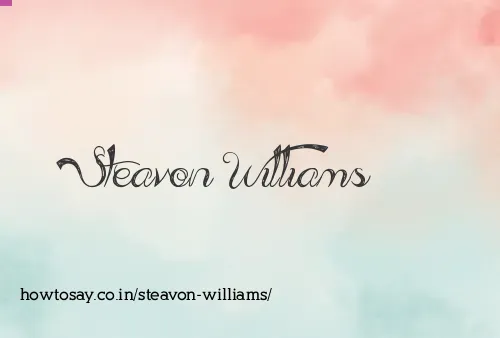 Steavon Williams