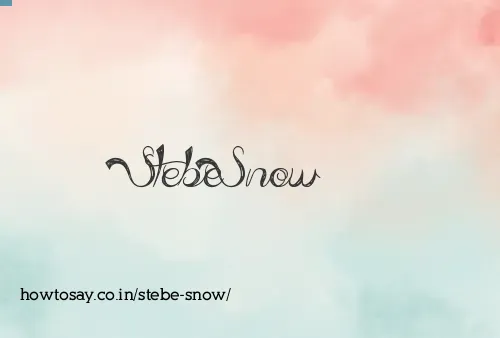 Stebe Snow