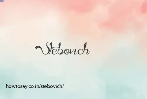 Stebovich