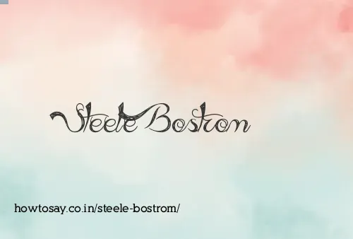 Steele Bostrom