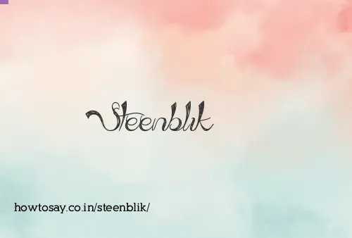 Steenblik