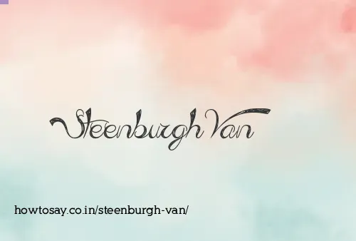 Steenburgh Van