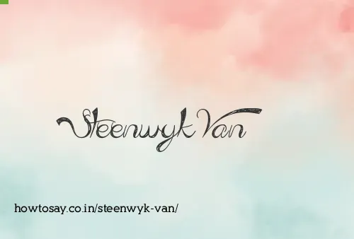 Steenwyk Van