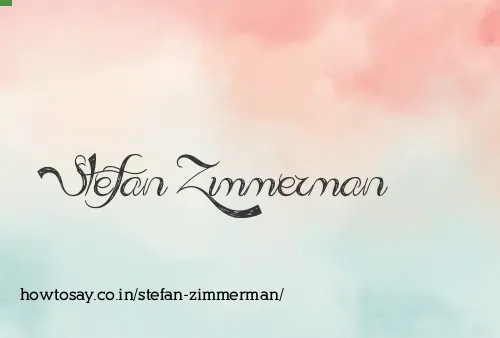 Stefan Zimmerman