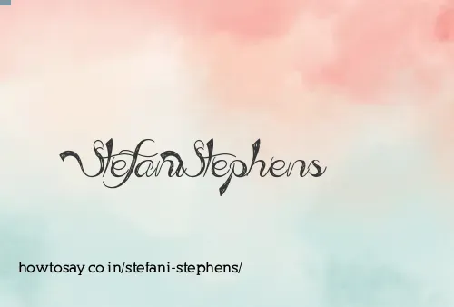 Stefani Stephens