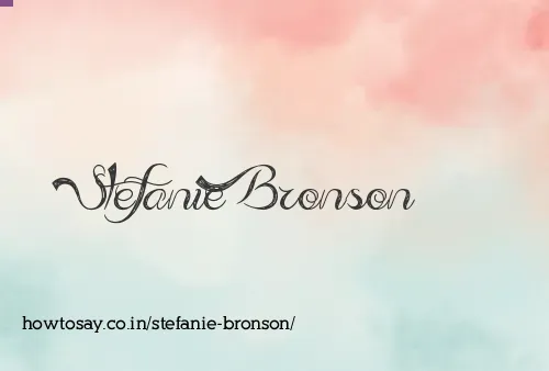 Stefanie Bronson