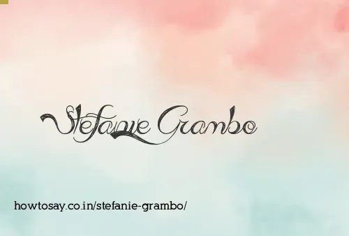 Stefanie Grambo