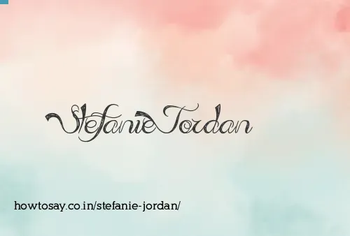 Stefanie Jordan