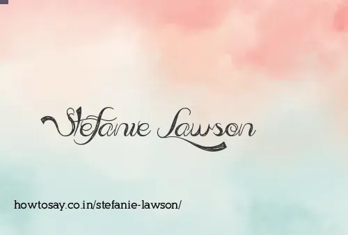 Stefanie Lawson