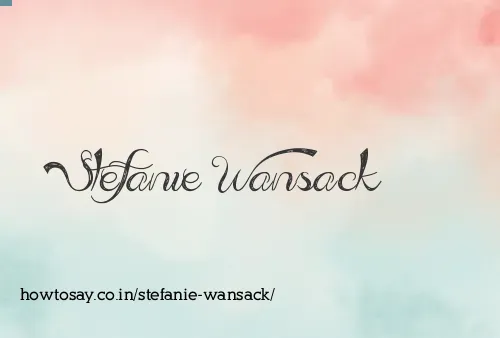 Stefanie Wansack