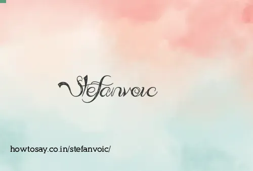 Stefanvoic