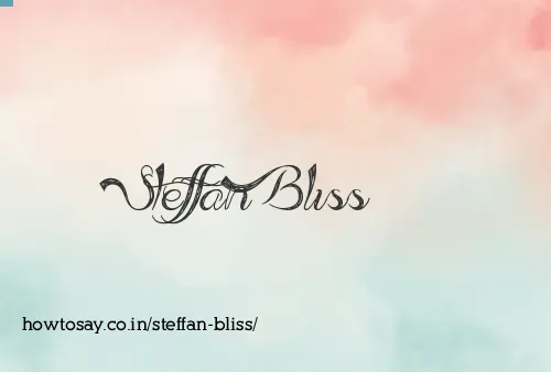 Steffan Bliss