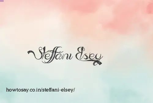 Steffani Elsey