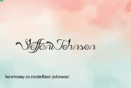 Steffani Johnson
