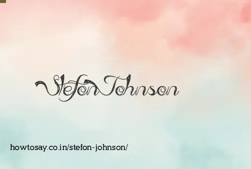 Stefon Johnson