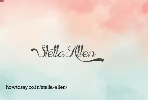 Stella Allen