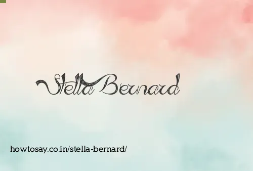Stella Bernard