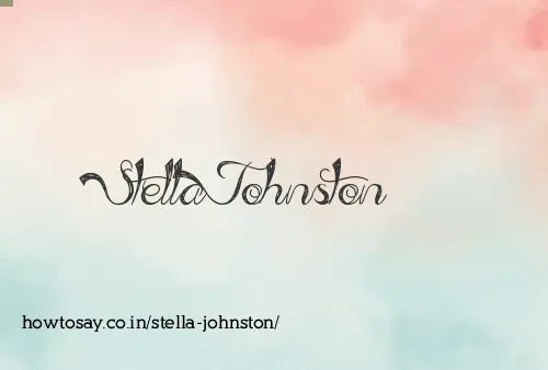 Stella Johnston