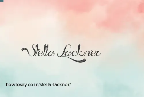Stella Lackner