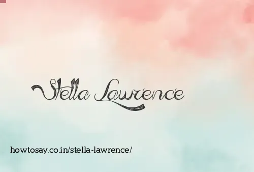 Stella Lawrence