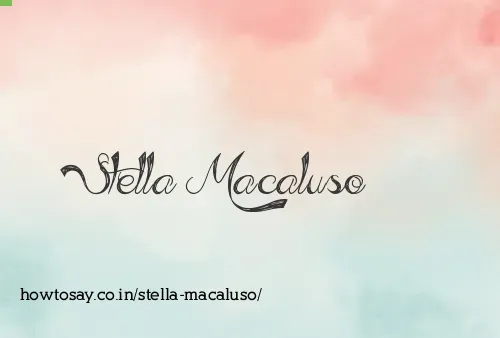 Stella Macaluso