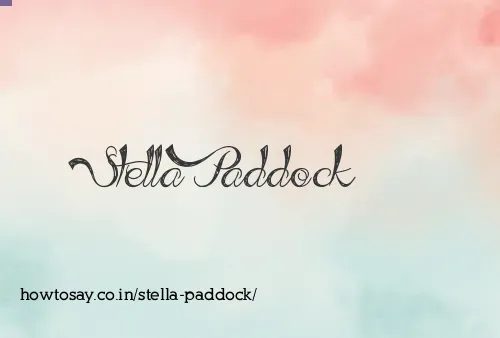 Stella Paddock
