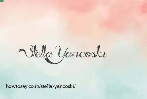 Stella Yancoski