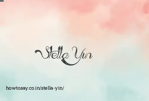 Stella Yin