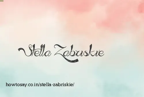 Stella Zabriskie