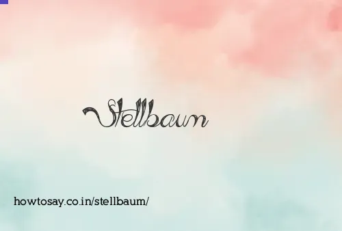 Stellbaum