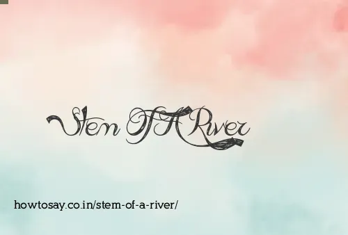 Stem Of A River