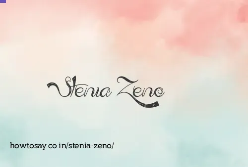 Stenia Zeno