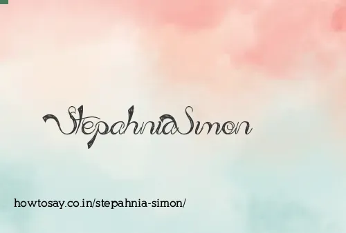 Stepahnia Simon