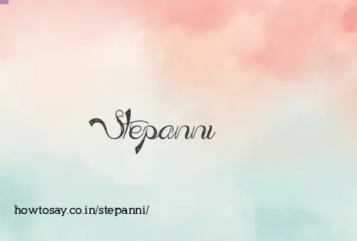 Stepanni