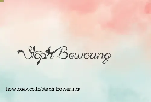 Steph Bowering