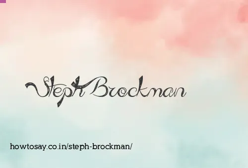 Steph Brockman