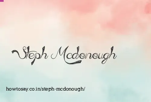 Steph Mcdonough