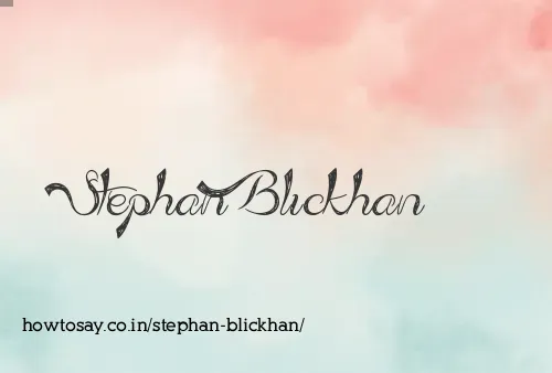 Stephan Blickhan