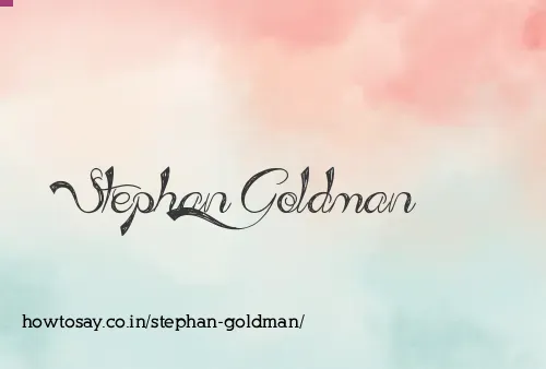 Stephan Goldman