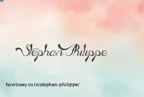 Stephan Philippe