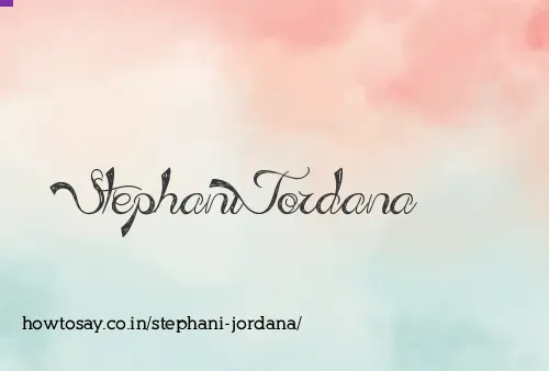 Stephani Jordana